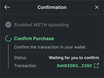 Confirm Purchase