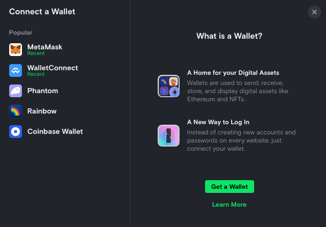 choose wallet