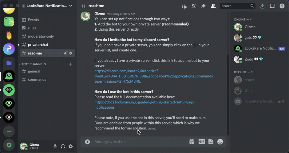 Setting Up Discord Notifications